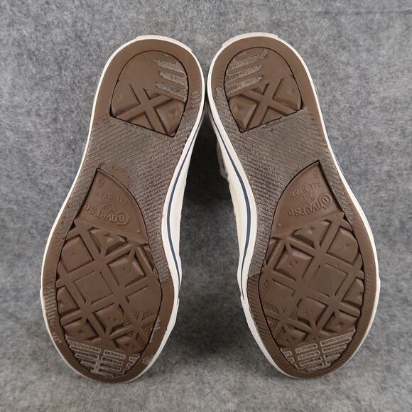 Converse Shoes Womens 8 Hi Top Sneaker Chuck Taylor All Star White Canvas Casual - Picture 11 of 13